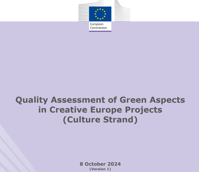 Avaluació de la qualitat dels aspectes verds en projectes d'Europa Creativa Cultura